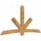 Ekena Millwork Alberta Rough Sawn Timber Gable Bracket, Western Red Cedar, 108"W x 54"H x 4"D x 6"F, 12/12 Pitch GBW108X54X0406ALB00RWR - alternate 2